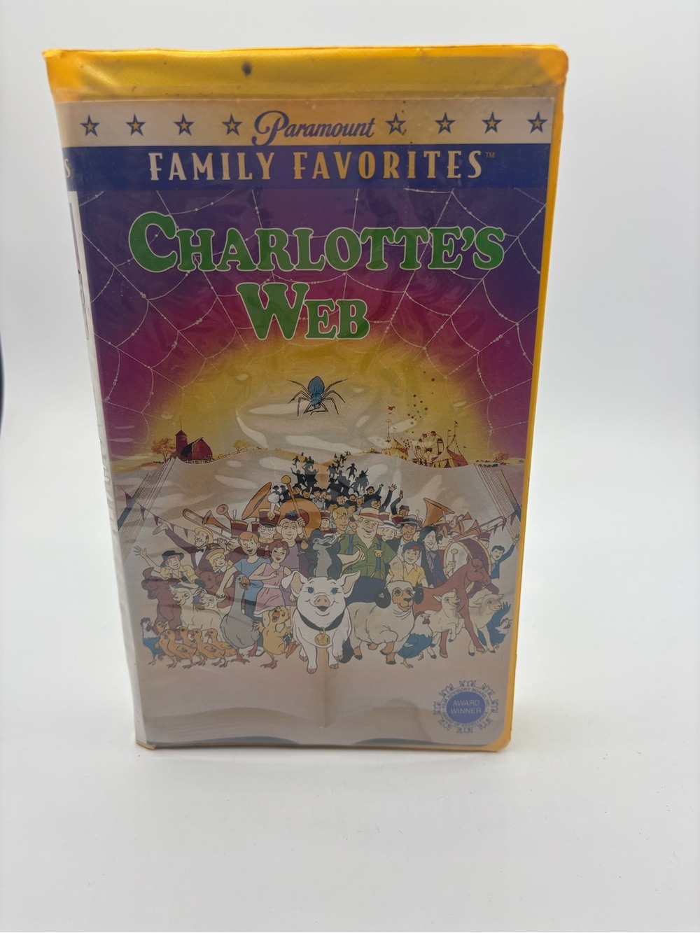 Paramount Family Favorites-Charlotte's Web VHS Clamshell Case